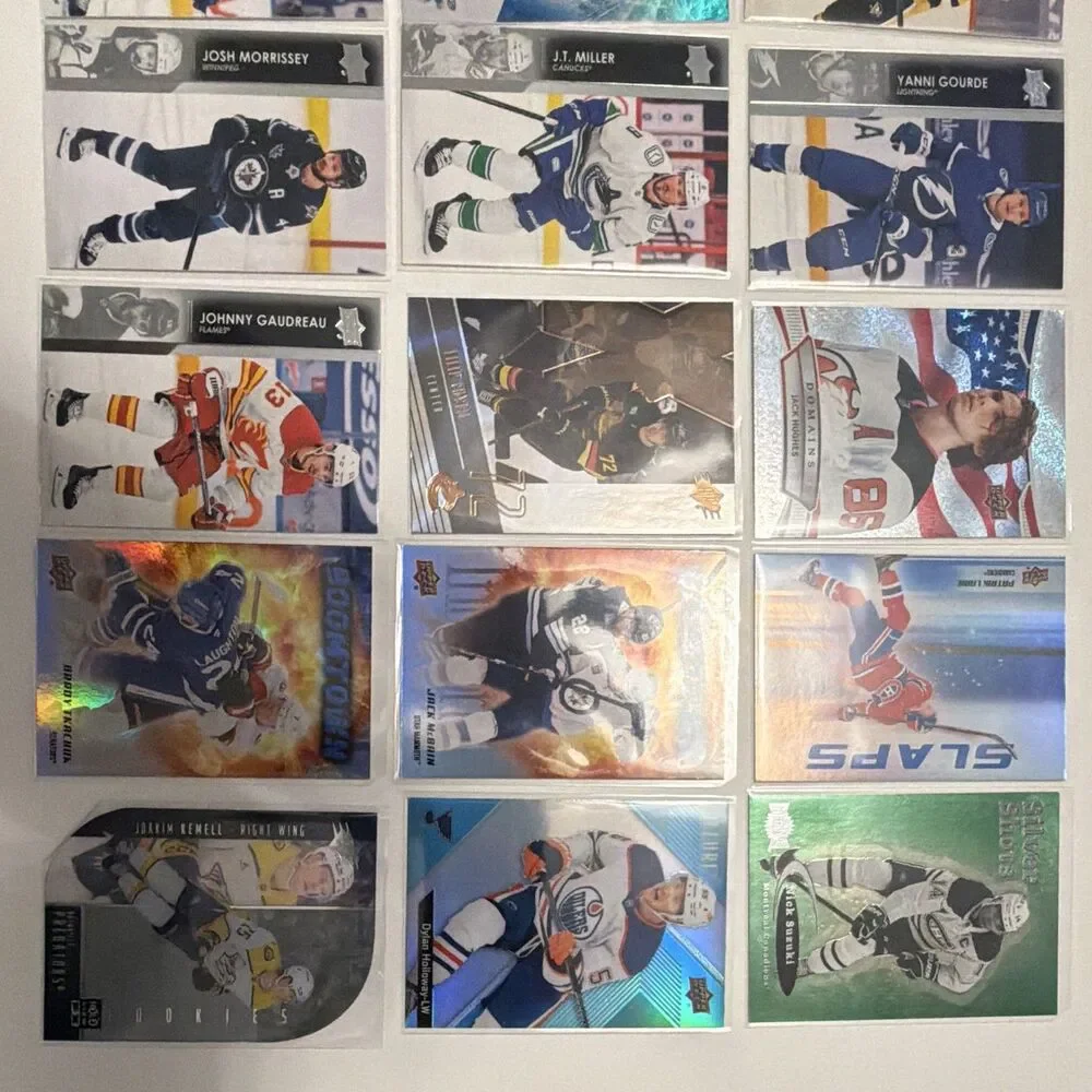 24- NHL Hockey Lot Inserts & Rookies , numbered.  Send best offer